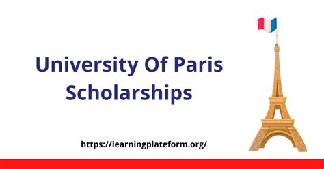 University Of Paris Scholarships 2023 Study In France