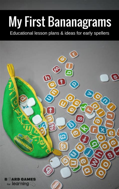 How to use "My First Bananagrams" to help early readers