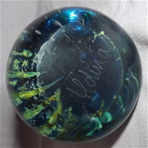 Mdina Glass Seahorse Paperweight.