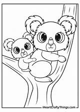 Koala Face Coloring Pages sketch template