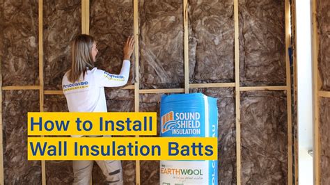 How to Install Wall Insulation Batts - Easy DIY Instructions - YouTube