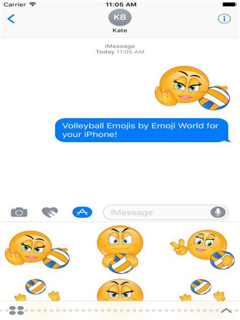 App Shopper: Volleyball Emoji Stickers (Stickers)