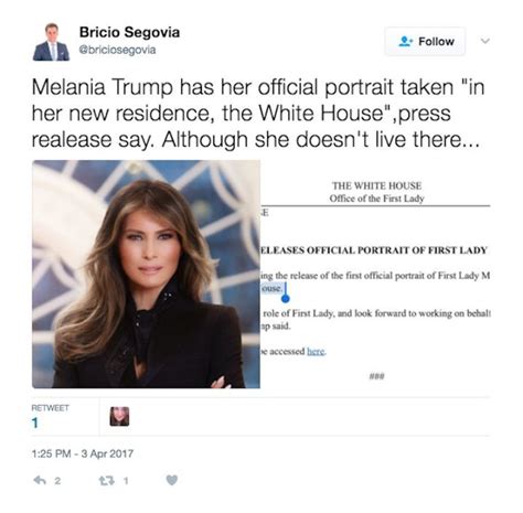 Melania Trump's White House Portrait Gets Trolled On Twitter