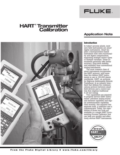 HART® Transmitter Calibration