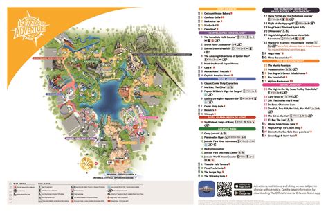 Theme Park Brochures Islands of Adventure Map 2022 - Theme Park Brochures