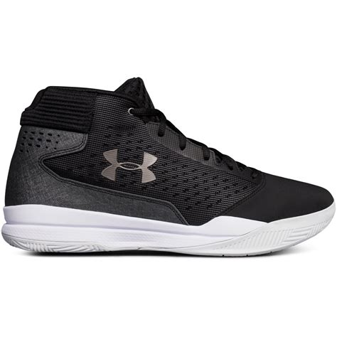 Under Armour Leather Men's Ua Jet Mid Basketball Shoes in Black /Black (Black) for Men - Lyst