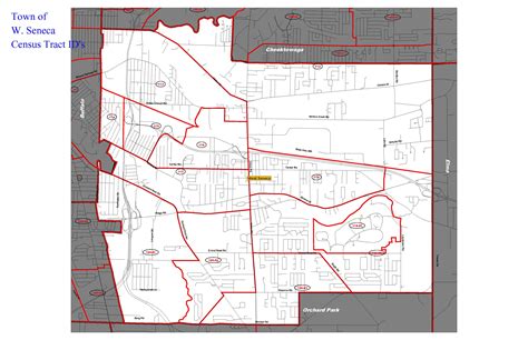 Map of West Seneca indicating Census Tracts | Erie County Legislature