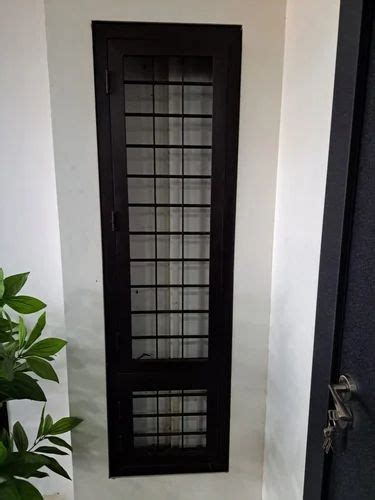 GI Single Panel Mild Steel French Window, 6 Feet, Hinged at Rs 500 ...