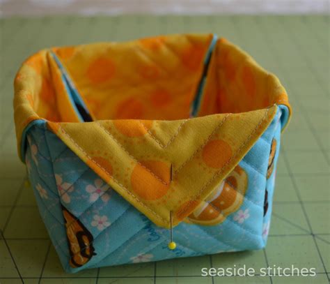 Seaside Stitches: Fabric Box Tutorial