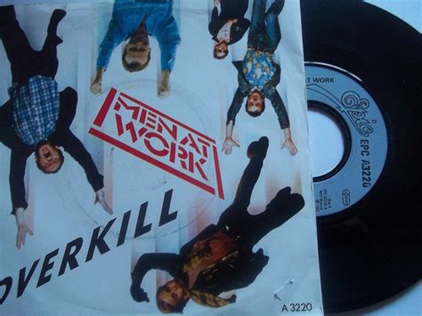 MEN AT WORK Overkill 7" Vinyl: Men At Work: Amazon.es: CDs y vinilos}