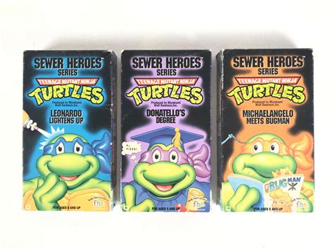 TMNT Vintage Vhs Tapes Teenage Mutant Ninja Turtles YOU | Etsy | Tmnt, Teenage mutant ninja ...