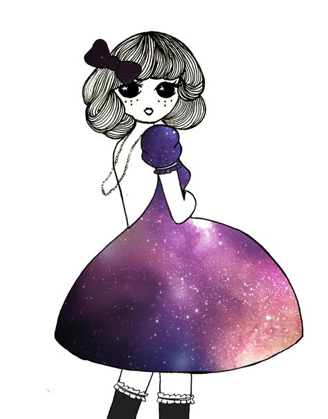 Tumblr Girl Dress Drawing