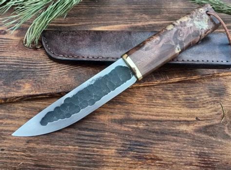 Engraved YAKUT Knife, Personalized Knife, Yakutian, Hand Forged Knife, Custom Made Knife, Knife ...