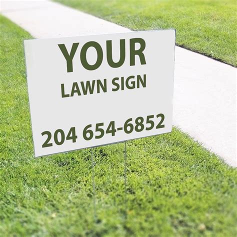 Lawn Sign Template