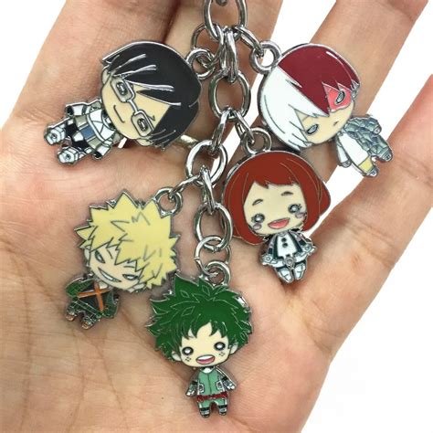 My Hero Academia Metal Keychains