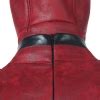 Quality PU Leather Deadpool 2 Cosplay Costume Wade Wilson Red Jumpsuit Costume | WISHINY