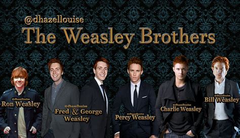 dhazellouise on Twitter: "The Weasley Brothers https://t.co/lNHFpHcJhe ...