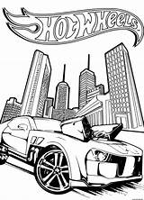 Coloriage Hot Wheels Pontiac G8 2  JeColoriecom sketch template