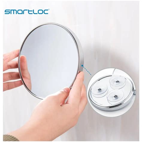 smartloc-20cm-5X-Magnifying-Suction-Cup-Wall-Mounted-Round-Bathroom ...