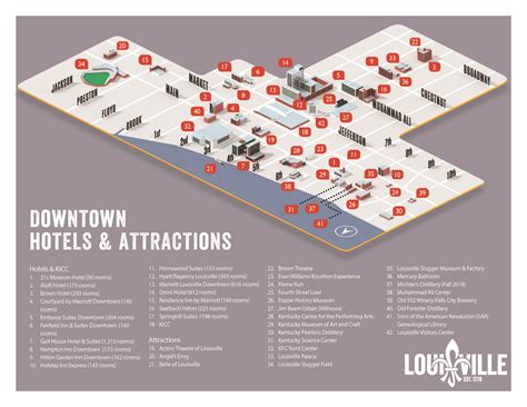 Map of Louisville KY : GoToLouisville.com Official Travel Source