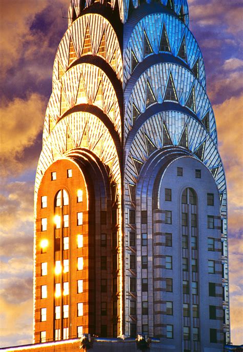 Mitchell Funk - Chrysler Building Art Deco Skyscraper For Sale at 1stDibs