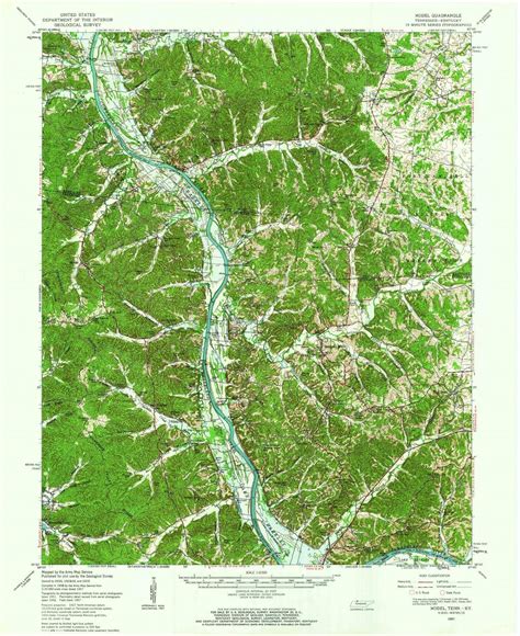 Amazon.com: 1957 Model, TN - Tennessee - USGS Historical Topographic ...