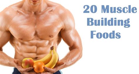 Muscle Palace: 20 Foods You Should Eat to Gain Muscle Mass