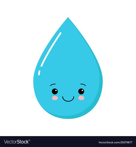 Water Droplet Cartoon Cute Splash water ink creative water droplets png