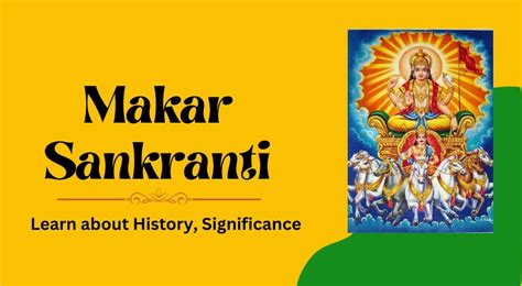 Makar Sankranti: History, Significance - Pujasthan