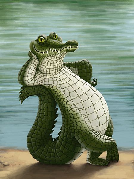 Pin on alligator art