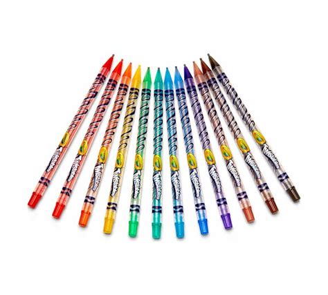 Crayola Twistables Colored Pencils, Always Sharp, Art Tools, 12 Count ...