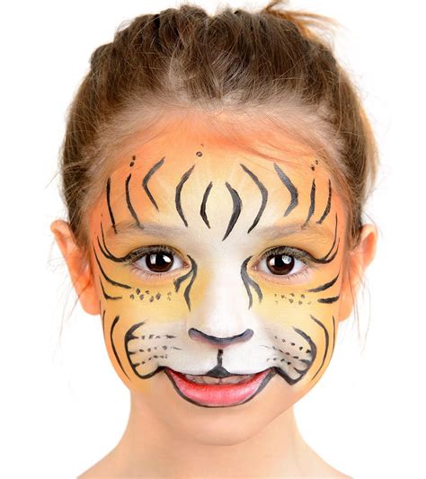 10 Cute Tiger Face Paints For Kids | Tiger face paints, Tiger face paint easy, Face painting designs