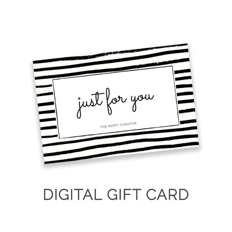 Send a Digital Gift Card Today! - The Peppy Curator