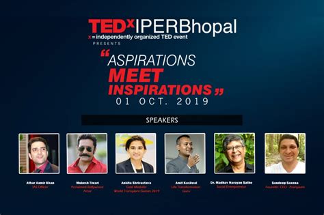 TEDx Talks - Know Our Speakers - IPER Bhopal