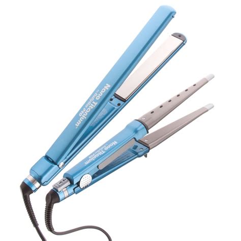 Shop BaByliss Pro Nano Titanium 1-inch Flat Iron and ConiStraight Iron Combo - Free Shipping ...