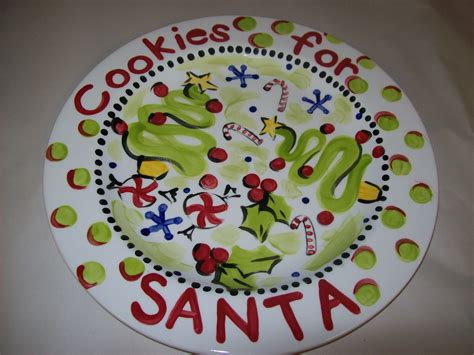 Cookies for Santa Plate - Festive Christmas Dinner Decor