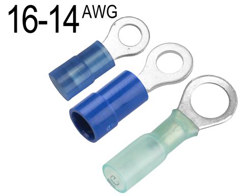 Ring Terminals for 16 AWG - 14 AWG Wire