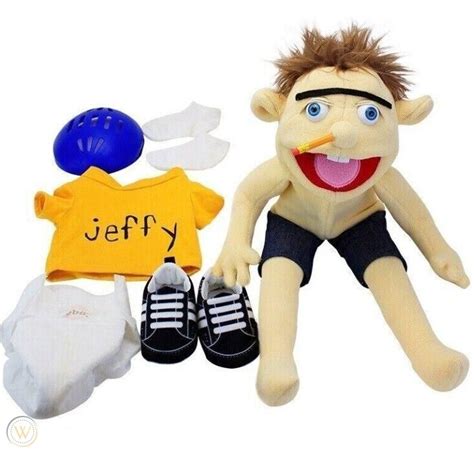 NEW Jeffy Puppet Jeffy Hand Puppet Plush Toy 23" Stuffed Doll Kids Gift ...