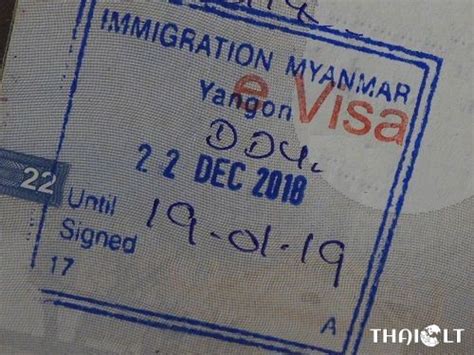 Myanmar Visa - Requirements, Required Documents, Fees | THAIest