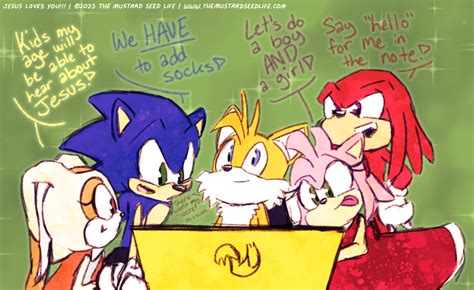 “Teamwork Time” — it counts | Sonic Fan Art | The Mustard Seed Life