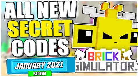 Roblox Brick Simulator Codes List – January 2021 | Touch, Tap, Play