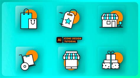 Icon Design illustrator tutorial | icon design tutorial for beginners ...