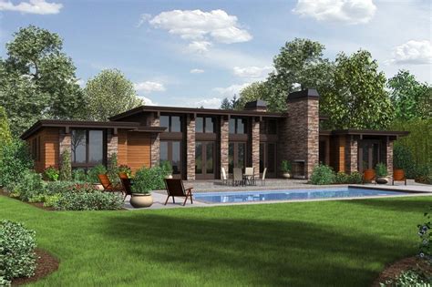 Modern Style House Plan - 3 Beds 2.5 Baths 2557 Sq/Ft Plan #48-476 - Houseplans.com