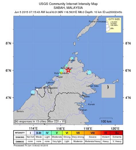 Malaysia earthquake: early reports of seismically-triggered landslides ...