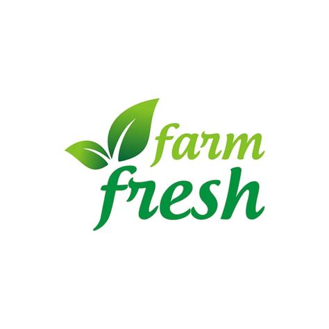 Premium Vector | A logo for farm fresh.