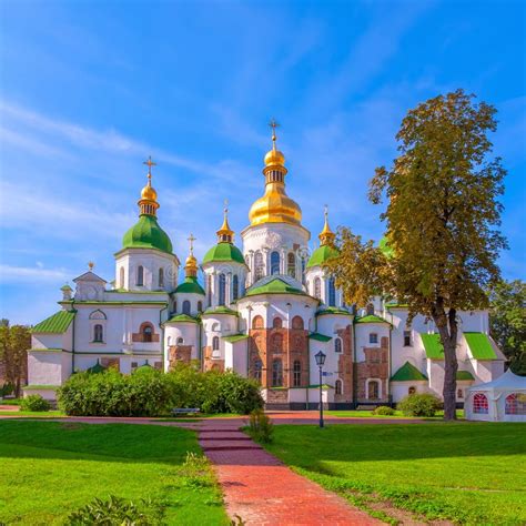 Saint Sophia Cathedral in Kiev. Ukraine Stock Photo - Image of ...