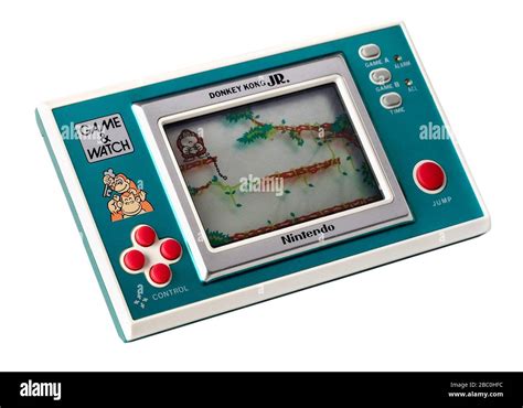 1980 Nintendo 'Game & Watch' Donkey Kong Jr. Juego electrónico de mano, creado por el diseñador ...