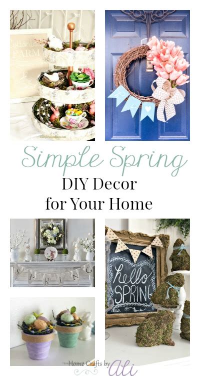 Simple Spring DIY Decor For Your Home - Home Crafts by Ali