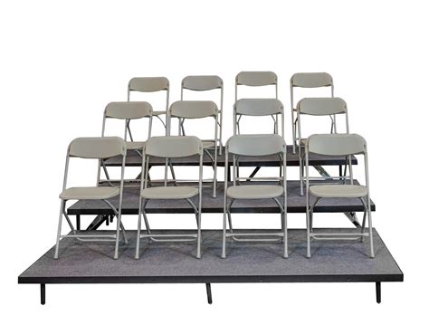 3 Tier Seated Choir Riser - SAS Distribution Australia