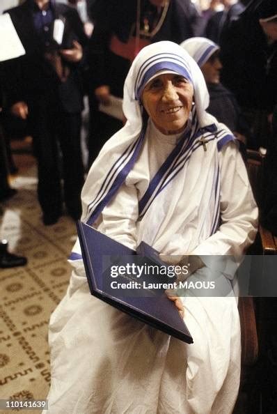 Mother Teresa, Nobel Peace in Oslo, Norway on December 11, 1979. News Photo - Getty Images